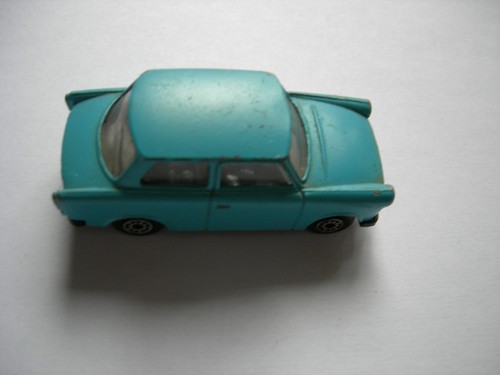 Trabant modellauto blau - trabant,