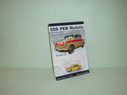 Modellauto rennpappe 500 ddr - modellauto,