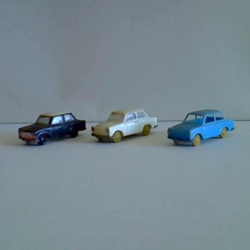 Ddr modellautos trabant - 2x,