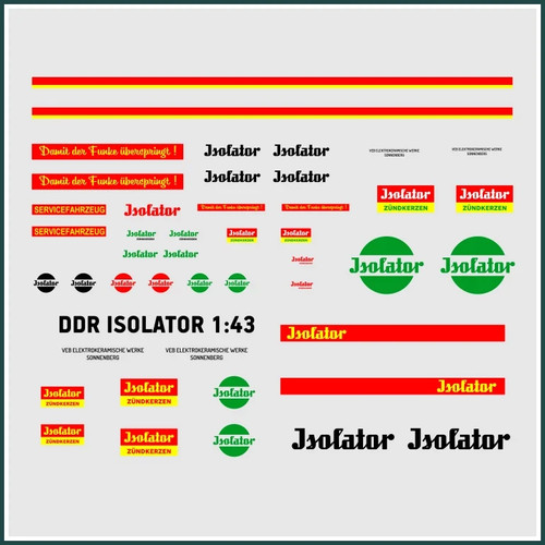 Waterslide decal ddr - 1:43,